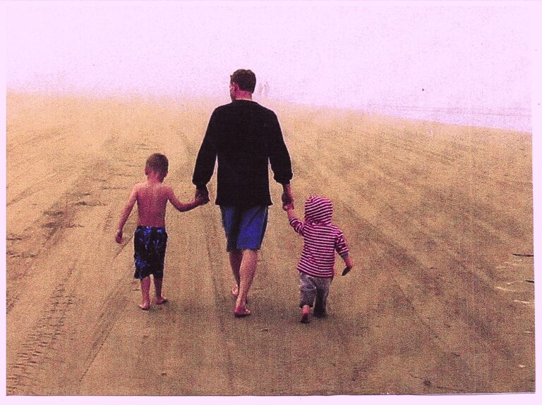 Dad and his boys