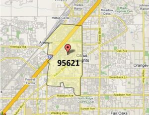 95621 Map