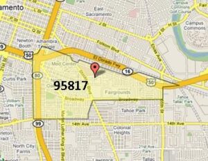 95817 Map