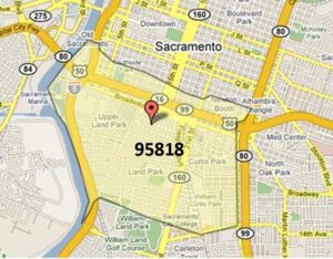 95818 Map